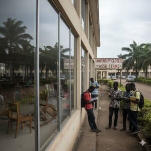 Universities on strike.